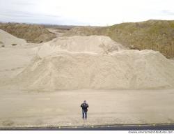 Background Gravel Quarry